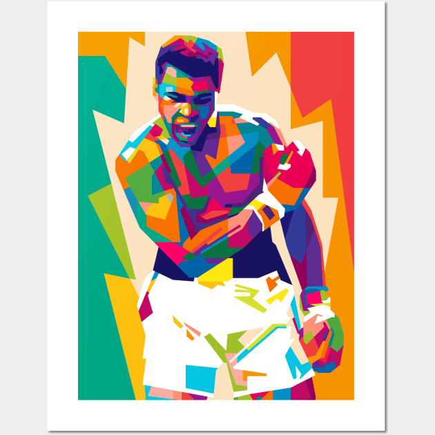 Muhammad Ali Wall Art by mrcatguys